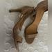 J. Crew Shoes | Lovely Size 8 J Crew Beige Heels With Buckle Ankle Strap. | Color: Tan | Size: 8