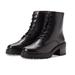 Madewell Shoes | Madewell The Bradley Lug Sole Lace Up Boots Black 7.5 | Color: Black | Size: 7.5
