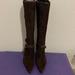 Nine West Shoes | 149 Women’s Nine West Brown Sueded Leather Boots Size 6 | Color: Brown | Size: 6