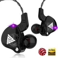 QKZ-Écouteurs filaires d'origine AK6 HiFi écouteurs de sport de course écouteurs de sauna casque