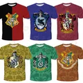 T-shirt manches courtes col rond Harry Potter pour bébé garçon et fille décontracté dessin animé