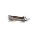 Cat & Jack Flats: Gray Color Block Shoes - Kids Girl's Size 5