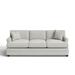 Wayfair Custom Upholstery™ Johanna 91" Flared Arm Sofa Bed w/ Reversible Cushions, Solid Wood in Gray B1212B783B2D413FBB3B14C9E73A7317