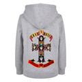 Kapuzenpullover F4NT4STIC "Guns 'n' Roses Appetite For Destruction" Gr. 146/152, grau (heathergrey) Mädchen Pullover Hoodie Sweatshirts