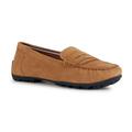 Mokassin GEOX "D KOSMOPOLIS + GRIP" Gr. 39, braun (camelfarben) Damen Schuhe Slip ons