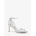 Kimberly Metallic Snake Embossed Leather Sandal