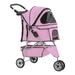 3 Wheel Pet Stroller Medium Small Dog and Cat Cage Jogger Stroller - 29.53 x 17.72 x 38.19 inches