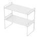 Cabinet Cupboard Storage Shelf Rack,Stackable Counter Shelf Organizer Space Riser Pantry Cupboard Countertop Storage Rack