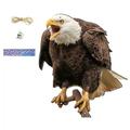 Fake Owls Decoy Scare Birds Control Away Home Garden Owls Statue Decor