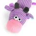 Pet Dog Plush Toy Animal Shaped Pet Dog Plush Toy Funny Squeak Sound Toy (Purple Cow)