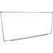 Large 96 W x 40 H Wall-Mounted Magnetic Dry Erase Whiteboard featuring an Aluminum Frame and Convenient 2.5 Marker Tray - Ideal for Schools Classrooms Conferences and Dynamic Presentations