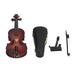 Miniature Violin with Bow Stand Support Worlds Smallest Violin Mini Violin Painted Surface Simulation Violin with Black Case Wooden Miniature Violin for Decorating Houses or Offices