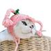 Huanledash Cute Cartoon Handmade Dog Cat Hat Animal Party Costume Cap Pet Decor Accessory