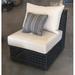 Monterey Outdoor Armless Single Seater Multicolor - 35 x 27 x 37 in.