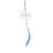 NUOLUX Glass Wind Chime Bell Hanging Ornament Decor Snowflake Blossom Pattern