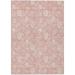 Addison Rugs Chantille ACN681 Pink 5 x 7 6 Indoor Outdoor Area Rug Easy Clean Machine Washable Non Shedding Bedroom Entry Living Room Dining Room Kitchen Patio Rug
