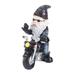 Trayknick Outdoor Gnome Statue Garden Ornament Synthetic Resin Garden Statue Creative Shape Waterproof Funny Gnome Sculpture Outdoor Lawn Decoration