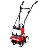 LeCeleBee Garden Tiller/Cultivator 52CC 2-Stroke Gas Powered Hand Cultivator Rototiller Garden Tool Cordless with Long Handle