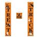 Meihuid Welcome Trick or Treaters with Halloween Porch Decorations: Trick or Treat Banners and Hanging Signs