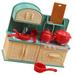 1 Set Miniature Kitchenware Mini Kitchen Furniture Model Doll House Cookware Toys