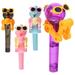 4Pcs Lollipop Robot Toy Creative Lollipop Holder Eat Lollipop Pop Up Holder Children Party Game Gifts