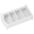 Bookcase Ornaments Display Cabinet Miniature Storage Shelf White Glives Miniature Bookshelf Miniature House Bookshelf