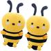4 Pcs Stuffed Bee Toy Plush Bee Doll Stuffed Plush Toy Stuffed Animals Toy Plush Bees