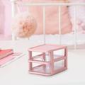 Oggfader Storage Boxes for Shelves Desktop Storage Box Transparent Small Drawer Desk Plastic Mini Storage Box Rabbit Stationery Storage Box On Clearance Multi-color