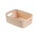 Desktop Storage Basket Kitchen Organizer Desk Cosmetic Storages Box Organization and Storage Tray Kitchen Drawer Organizer Household Storage Tray Small Apricot