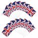 50pcs Britain National Flags UK Flags Hand Waving Sports Events Cheering Flags Union Jack Flags