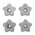 Handle Valves 4pcs Professional Valves Hand Wheel Handle Angle Valves Switch Fittings