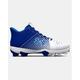 Under Armour Youth Leadoff Mid Rm Jr Molded Baseball Cleat Royal/White Medium 5.5 5.5 Medium US/Royal|White