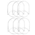 18 Pcs Multi-function Glass Jar Hangers Mouth Jar Hanging Hooks Stainless Steel Handles for Mason Jars