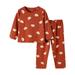Kids Outfit Sets Girls Unisex Spring Summer Print Cotton Long Sleeve Pants Romper Body Hat Gloves Girls Outfits