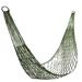 meshy rope hammock 1PC Meshy Rope Hammock Nylon Sleeping Net Thickened Mesh Bed for Outdoor Sports Hiking Camping (Dark Green)