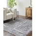 Roald 2' x 2'11" Cottage Metallic Silver/Gray/Silver Gray/Light Silver Area Rug - Hauteloom