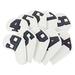 10Pcs Golfs Rod Head Cover PU Club Head Protector Golfs Club Putter Cover Golfs Accessories