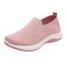 Ierhent Women s Walking Shoes Women Sperry Shoes Women Running Shoes Lightweight Tennis Shoes Non Slip Gym Workout Shoes Breathable Mesh Walking Womens Sneakers Pink 40