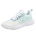 Ierhent Womens Tennis Shoes Sperrys Shoes Women Womens Walking Shoes Slip On Hypersoft Sock Tennis Water Sneakers Casual Mesh Comfortable Breathable Running Mint Green 37