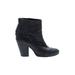 Rag & Bone Boots: Black Print Shoes - Women's Size 39 - Round Toe