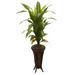 Silk Plant Nearly Natural 57 Dracaena w/Stand Silk Plant (Real Touch)