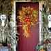 23 Inch Artificial Autumn Fall Wreath Fall Door Wreaths Autumn Wreath Fall