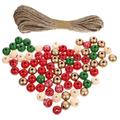 Home Decor Handmade Jewelry Crafts DIY Beads Beads Charms Wood Loose Beads DIY Beads Christmas Crafts for Adults