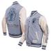 Men's Freeze Max Denim Looney Tunes Taz Full-Snap Varsity Jacket