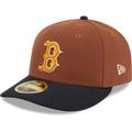 Men's New Era Brown Boston Red Sox Tiramisu Low Profile 59FIFTY Fitted Hat