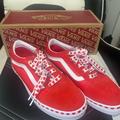Vans Shoes | New In Box, Vans Old Skool Heart Valentine Shoe, Obo | Color: Red | Size: 6bb