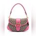 Coach Bags | Coach| Soho Signature Logo - Jacquard Pink Shoulder Bag New New New | Color: Pink | Size: Os