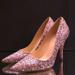 Kate Spade Shoes | Kate Spade New York Multi Color Rainbow Glitter Pumps | Color: Gold/Pink | Size: 5.5