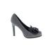Halogen Heels: Pumps Stilleto Cocktail Party Gray Shoes - Women's Size 8 1/2 - Almond Toe