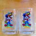 Disney Dining | Disney Vintage Millennium 2000 Vintage Pair Disney Mickey Mouse Glasses | Color: Blue/Red | Size: Os